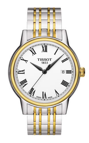 Tissot Carson Quartz 40 Stainless Steel / Yellow Gold PVD / White / Bracelet